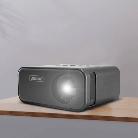 Mini projecteur LED Ultra HD 1080P pour smartphone avec télécommande