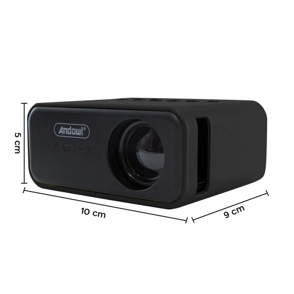 Mini projecteur LED Ultra HD 1080P pour...