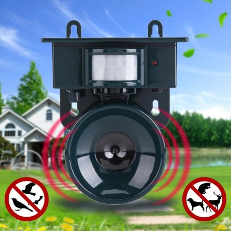 Le répulsif à oiseaux sonique et visuel à énergie solaire tue les animaux
