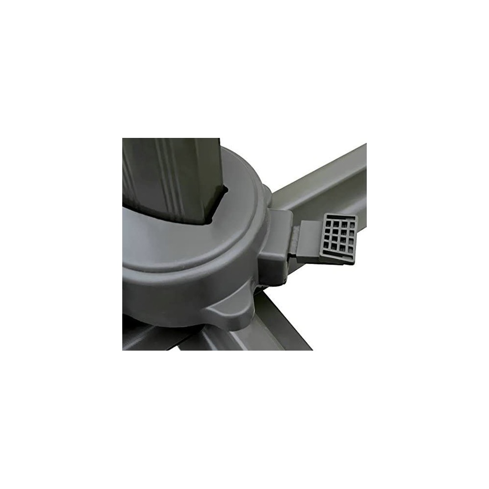 Parasol rectangulaire RIMINI 3x4m coloris écru...