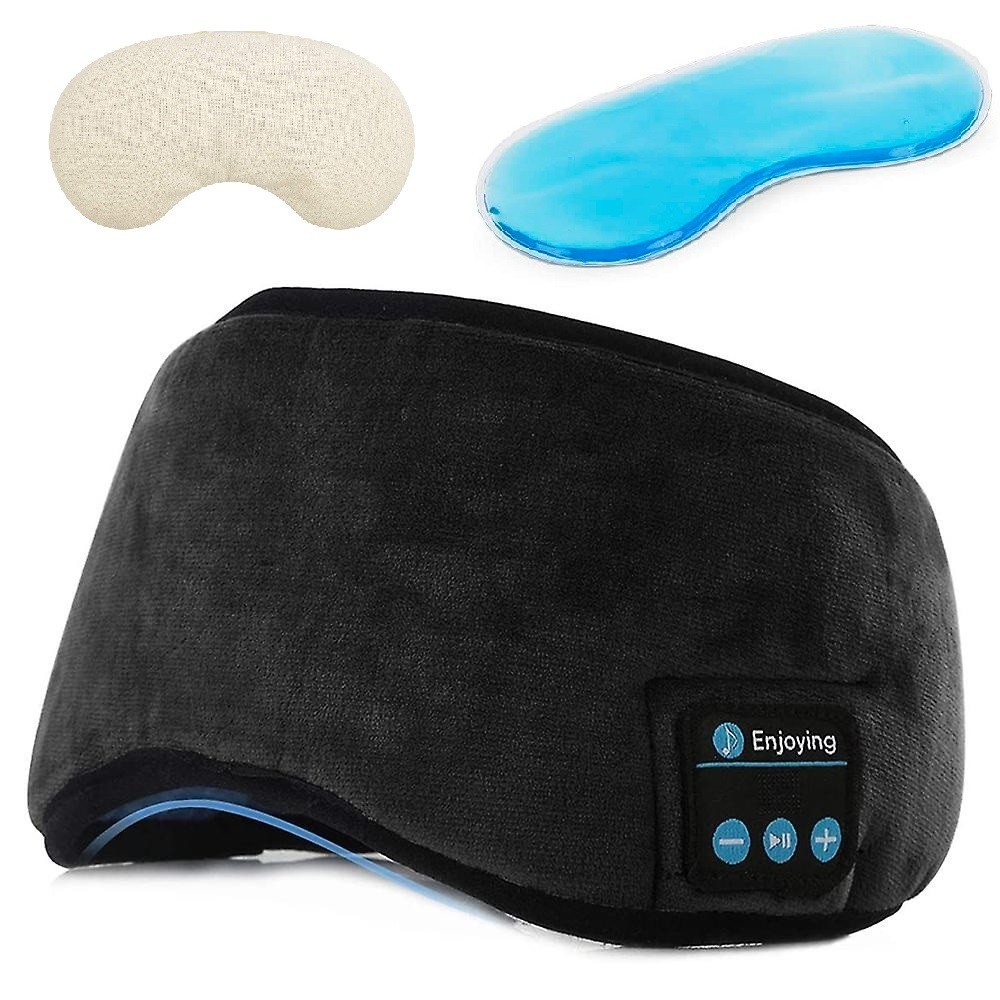 Masque Bluetooth pour masque de musique et d'appels avec casque sans fil