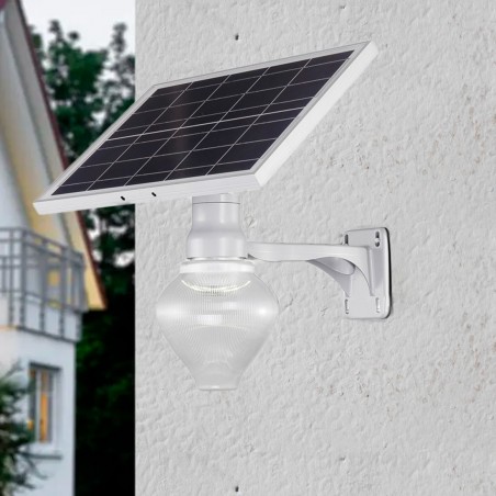 Lampe LED jardin et terrasse avec panneau commande à distance et protection IP65