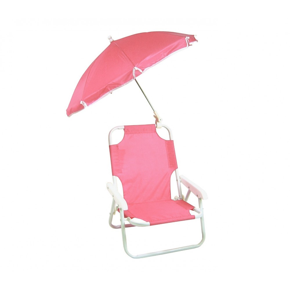 2576 Chaise pliante pour enfants avec parasol anti-UV