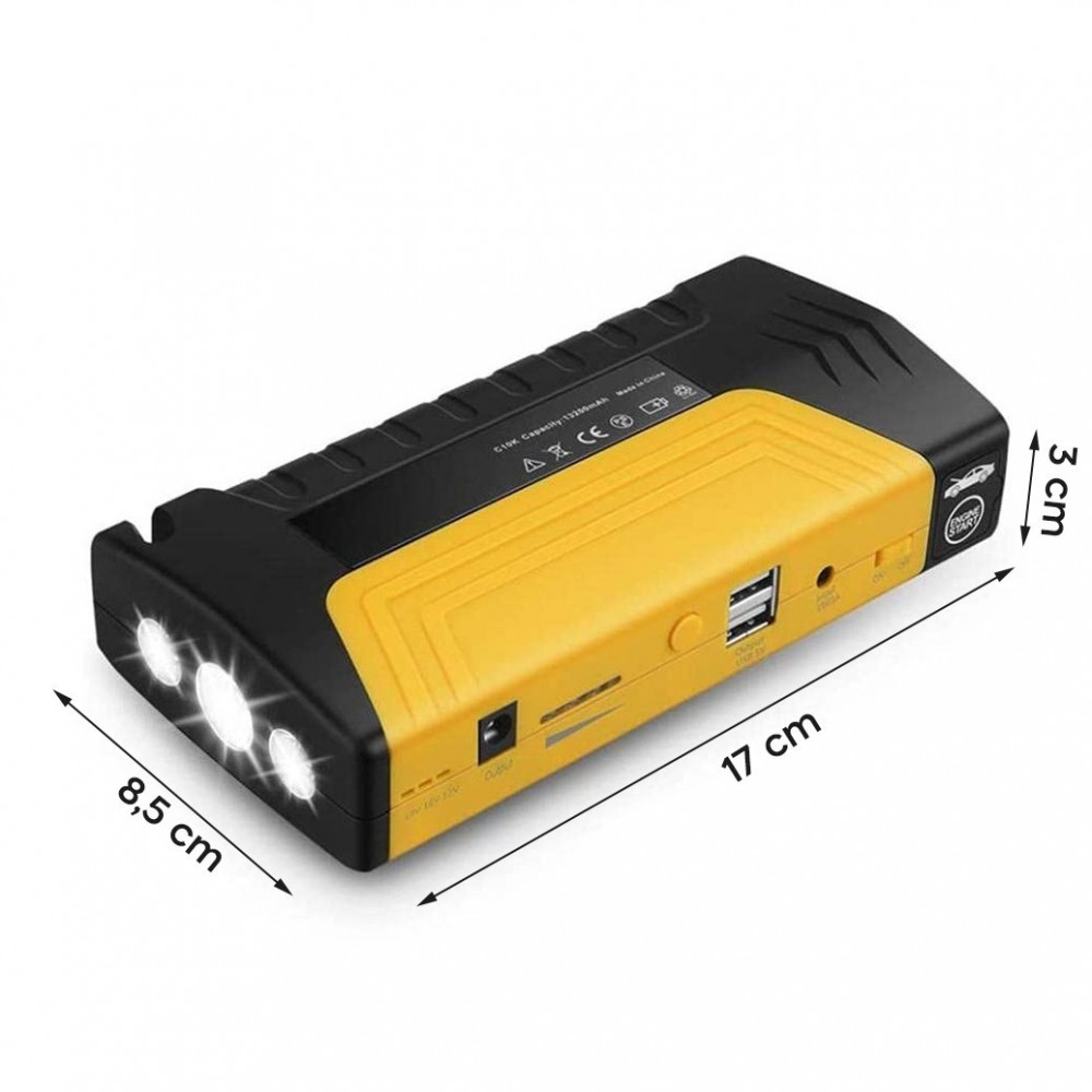 Démarreur saut voiture 300A 15000mAh 12804 Kit...