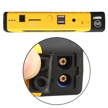 Démarreur saut voiture 300A 15000mAh 12804 Kit d'urgence banque d'alimentation