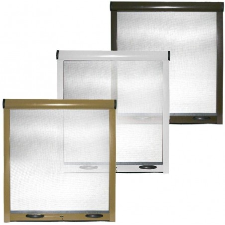 Moustiquaire enroulable rétractable pour fenêtre et balcon 100X170cm Bricolage