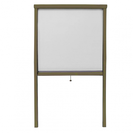 Moustiquaire enroulable rétractable pour fenêtre et balcon 100X170cm Bricolage