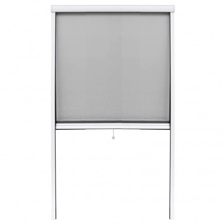 Moustiquaire enroulable rétractable pour fenêtre et balcon 100X170cm Bricolage