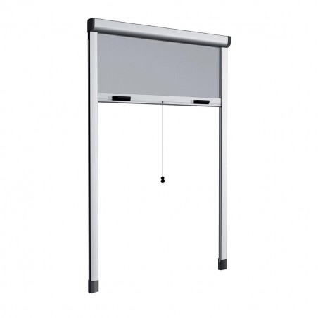 Moustiquaire enroulable rétractable pour fenêtre et balcon 100X170cm Bricolage