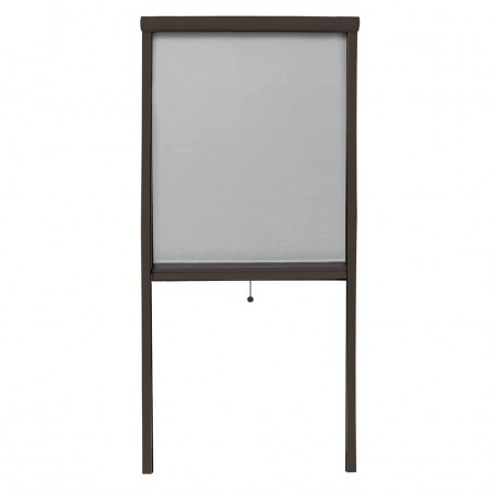 Moustiquaire Enroulable Rétractable pour Fenêtre et Balcon 80X170cm Bricolage