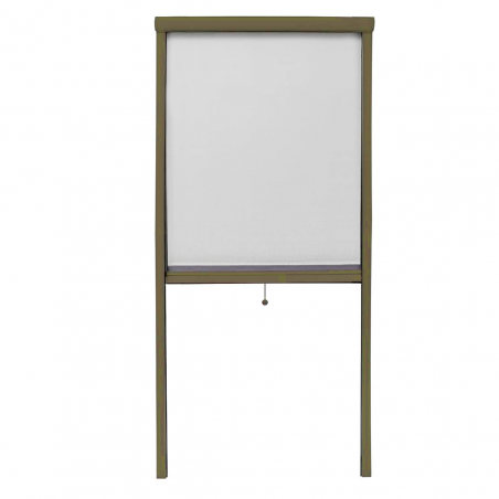 Moustiquaire Enroulable Rétractable pour Fenêtre et Balcon 80X170cm Bricolage