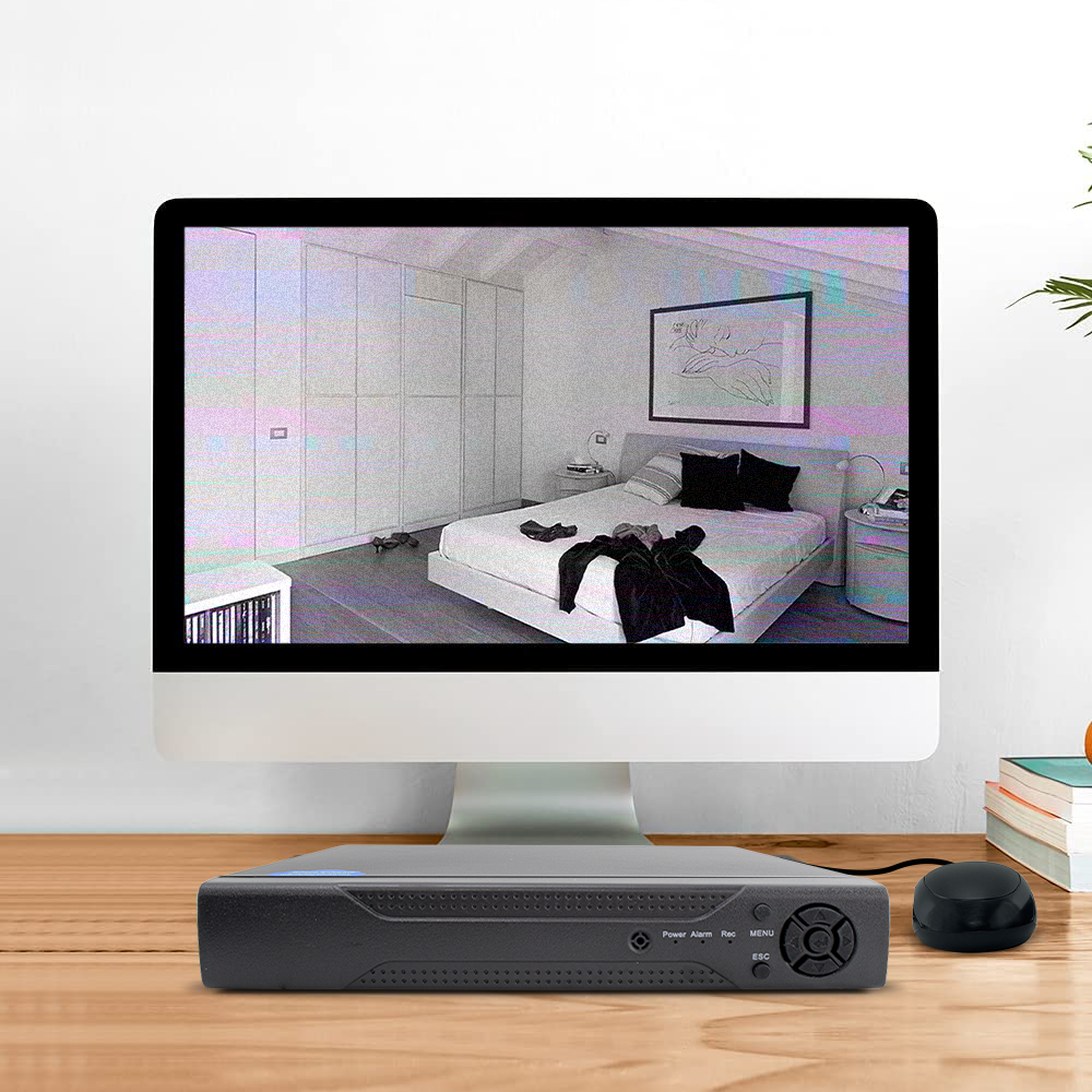 Enregistreur vidéo H.264 4 canaux DVR NVR CVI...