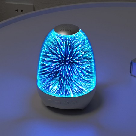 Lampe tactile portable avec haut-parleur pour musique et effets lumineux