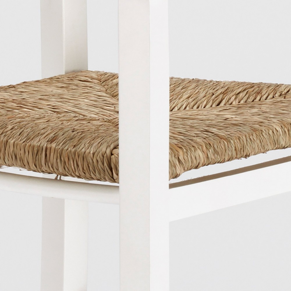 Tabouret chaise haute pour enfants bois blanc...