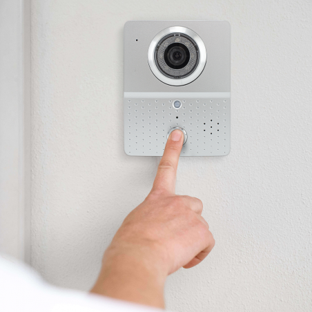 Interphone vidéo unifamilial Moniteur 7 pouces 758447 Ouvre-porte avec sonnette