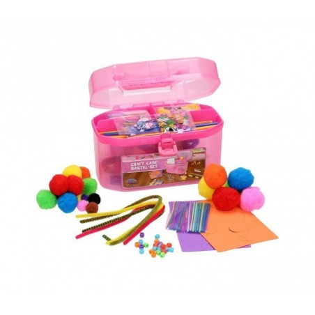 Kit découpage CRAFT ART CASE - 52087 - 127 accessoires - stimulation de la créativité des enfants