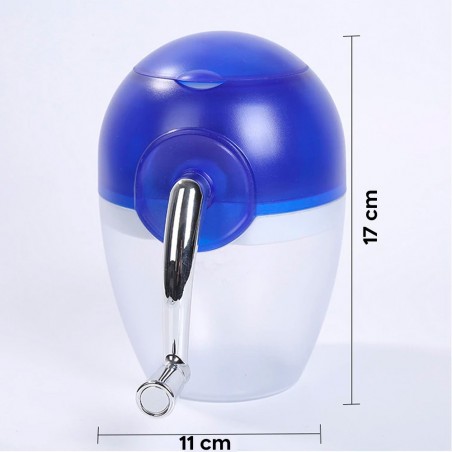 Broyeur manuel pour glace fruits et légumes 1L Broyeur à glace en plastique