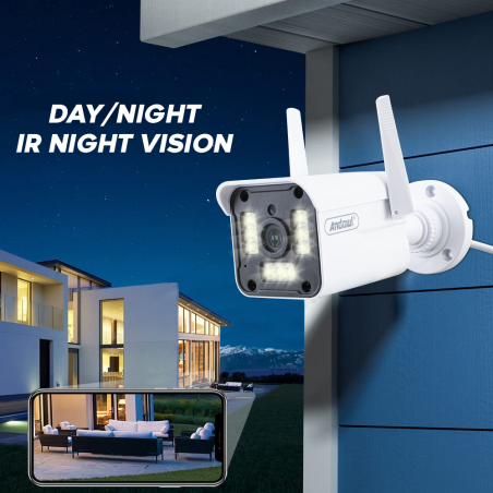 Caméra de surveillance IP 515291 Télécommande WiFi et vision nocturne