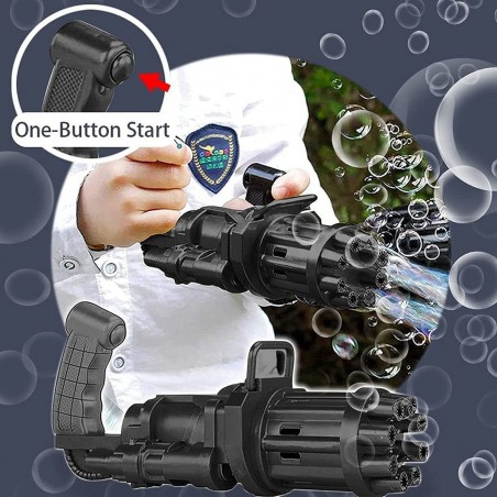 Machine automatique de tir à bulles à piles avec pistolet à bulles