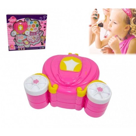 Trousse de maquillage pour fille en forme de Carrosse - Jouet - Imitation -