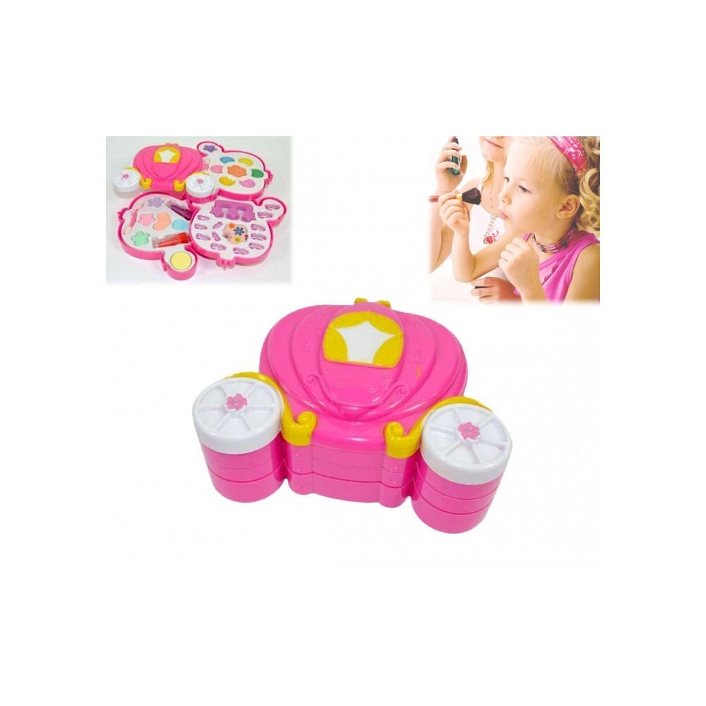 Trousse de maquillage pour fille en forme de Carrosse - Jouet - Imitation -