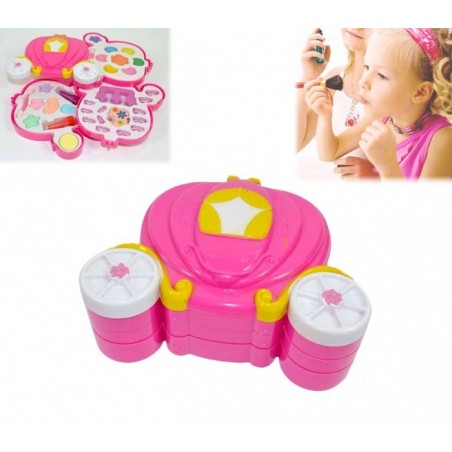 Trousse de maquillage pour fille en forme de Carrosse - Jouet - Imitation -