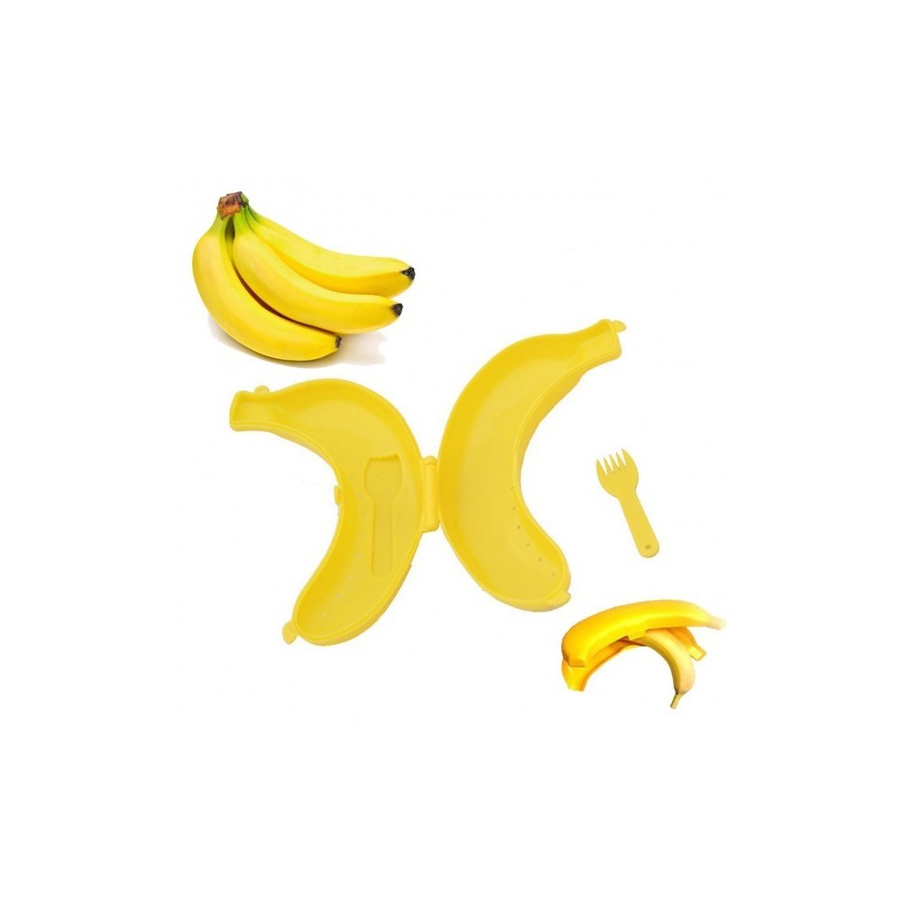 Support Banane et sa fourchette - Récipient