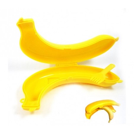 Support Banane et sa fourchette - Récipient