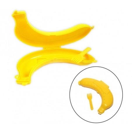 Support Banane et sa fourchette - Récipient