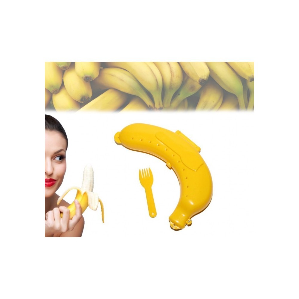 Support Banane et sa fourchette - Récipient