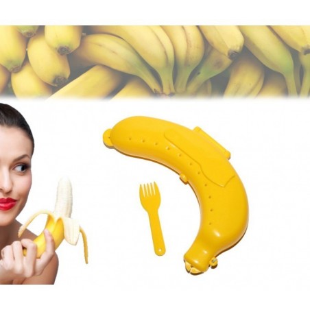 Support Banane et sa fourchette - Récipient