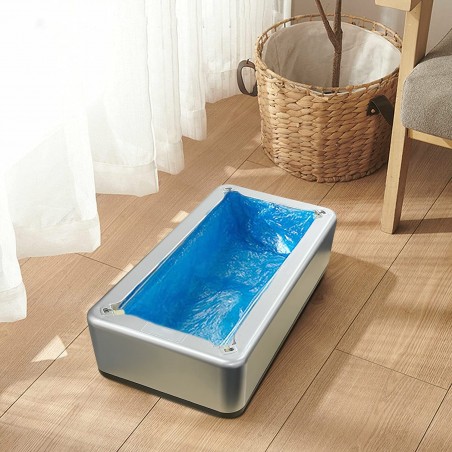 Distributeur automatique portable de couvre-chaussures avec 100 sacs jetables