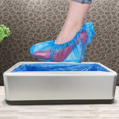 Distributeur automatique portable de couvre-chaussures avec 100 sacs jetables