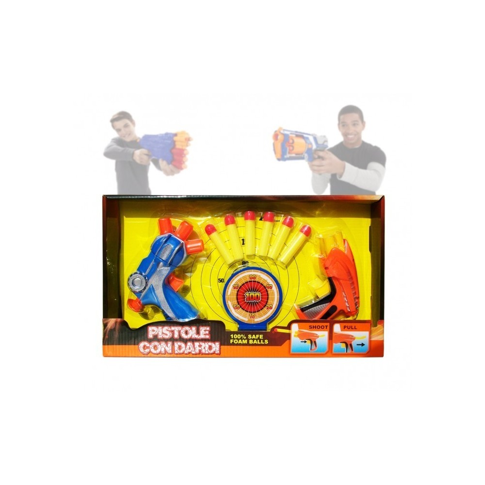 Jeu Enfant - Pistolet - Gun (comprend des balles et la cible) 2608 - 