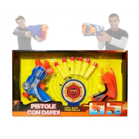 Jeu Enfant - Pistolet - Gun (comprend des balles et la cible) 2608 - 