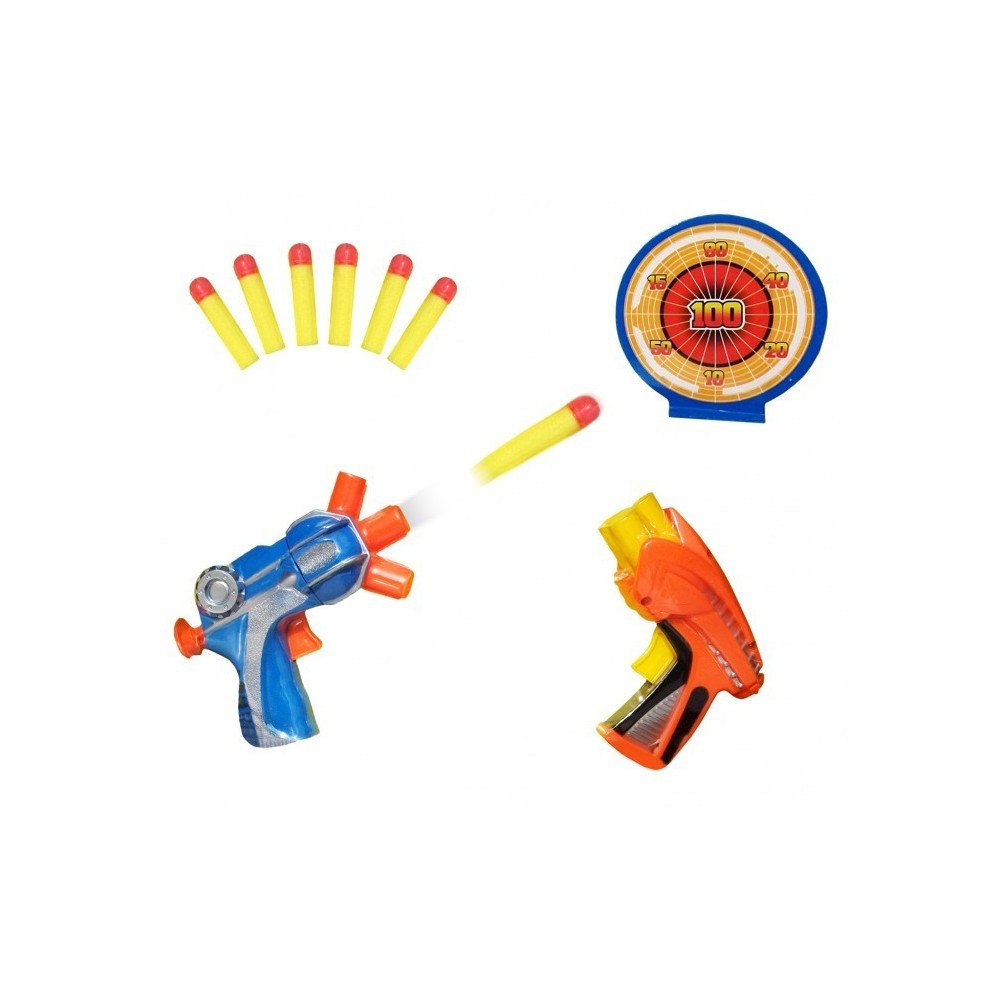 Jeu Enfant - Pistolet - Gun (comprend des balles et la cible) 2608 - 