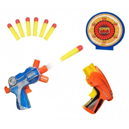 Jeu Enfant - Pistolet - Gun (comprend des balles et la cible) 2608 - 