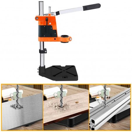 Support vertical pour perceuse d'établi DK-001 avec découpe colonne base 43 mm