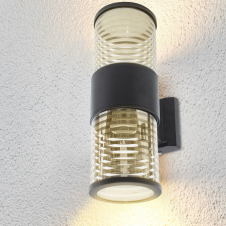 Applique murale LED 870229 Lampe d'extérieur 33cm IP65 double émission lumineuse