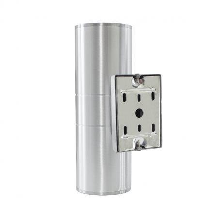 Applique murale LED 870205 Lampe d'extérieur au design moderne aluminium argenté