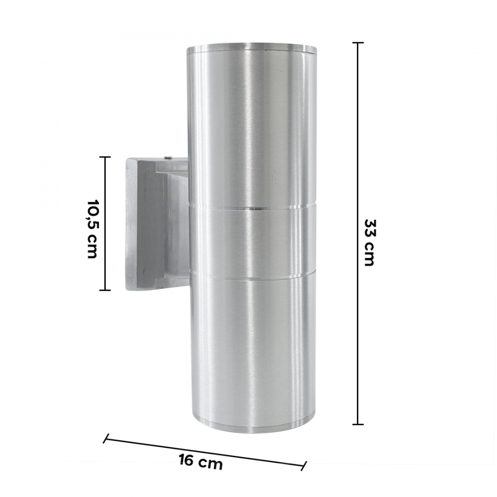 Applique murale LED 870205 Lampe d'extérieur au...