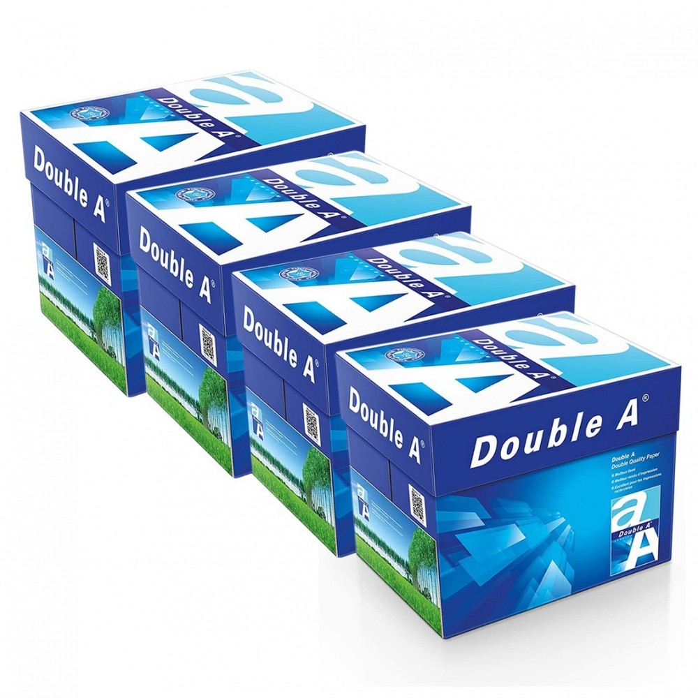 015430 Carton 40 paquets papier format A5 500 feuilles de 80 g DOUBLE A Premium