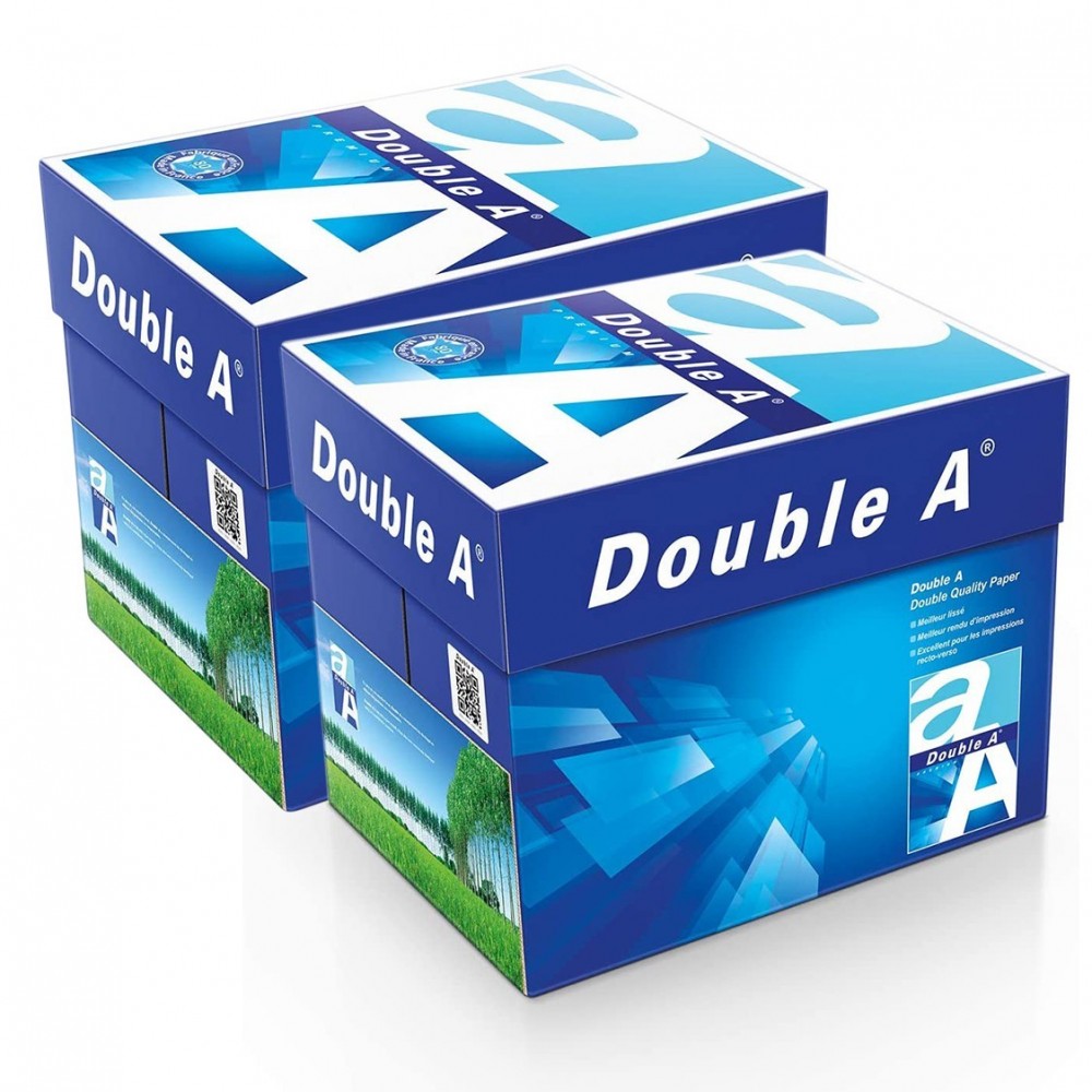 015430 Carton 20 paquets de papier format A5 500 feuilles 80 g DOUBLE A Premium