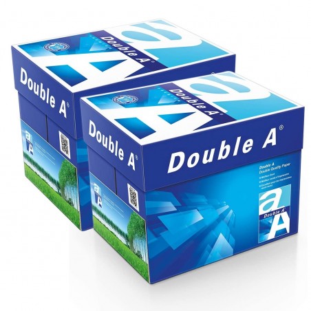 015430 Carton 20 paquets de papier format A5 500 feuilles 80 g DOUBLE A Premium