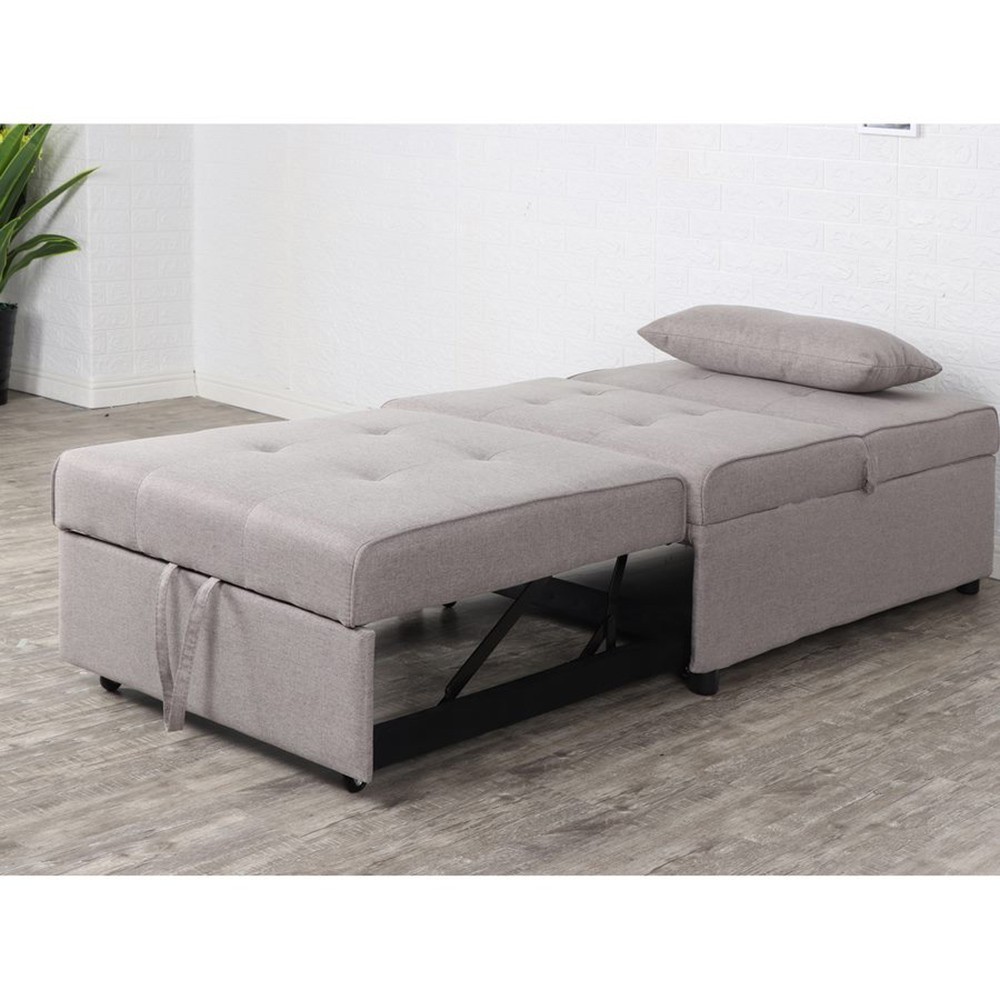 Fauteuil lit simple avec coussin de canapé extensible peu encombrant COOKIE