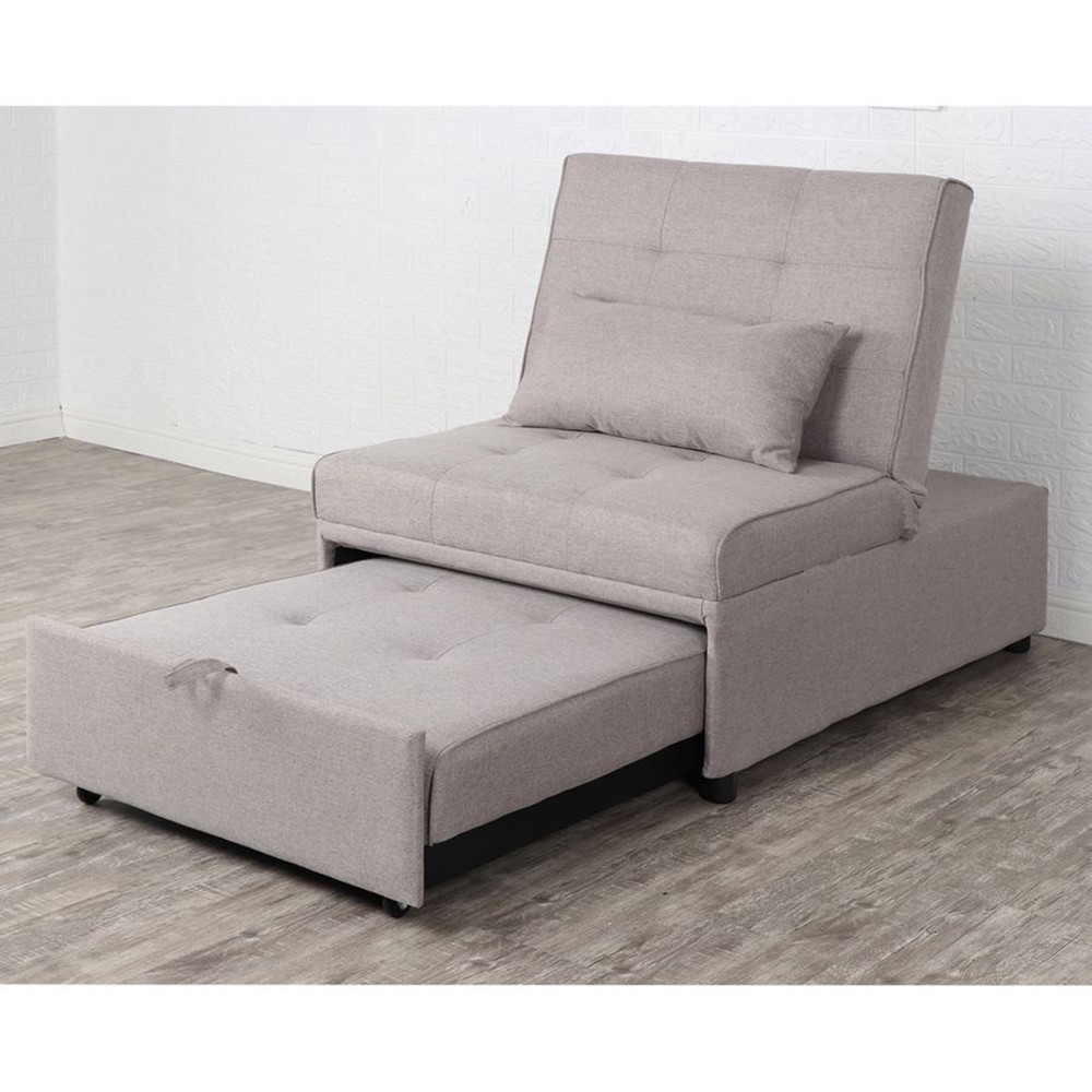 Fauteuil lit simple avec coussin de canapé...