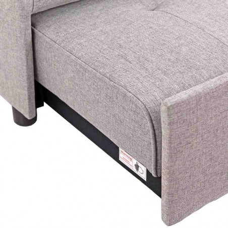 Fauteuil lit simple avec coussin de canapé extensible peu encombrant COOKIE