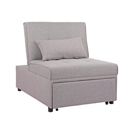 Fauteuil lit simple avec coussin de canapé extensible peu encombrant COOKIE