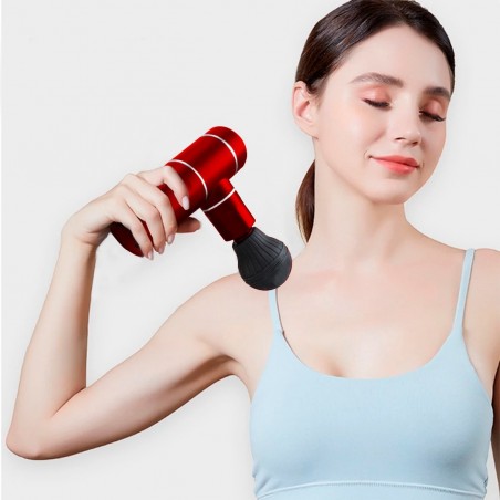 63009 Pistolet de massage à percussion portable rechargeable avec 4 vitesses