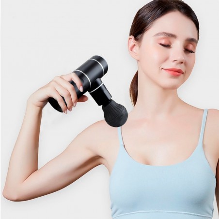 63009 Pistolet de massage à percussion portable rechargeable avec 4 vitesses